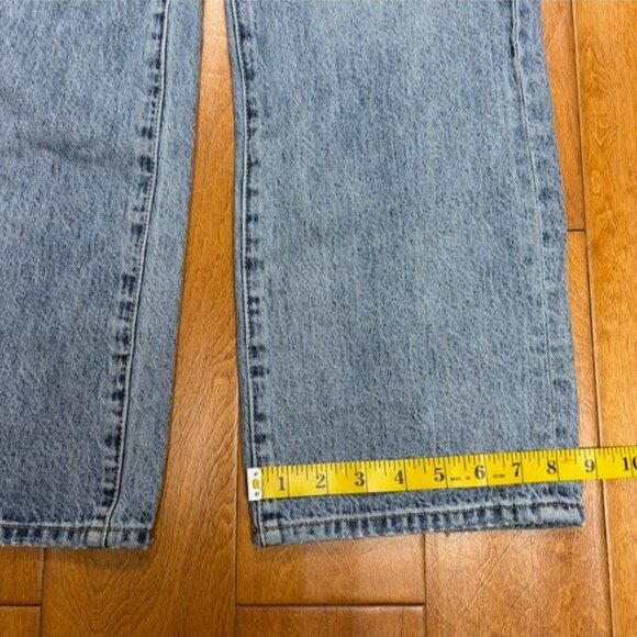 Pistola Womens Cassie Super High Rise Straight Jeans Distressed Size 31 Button - Picture 10 of 13
